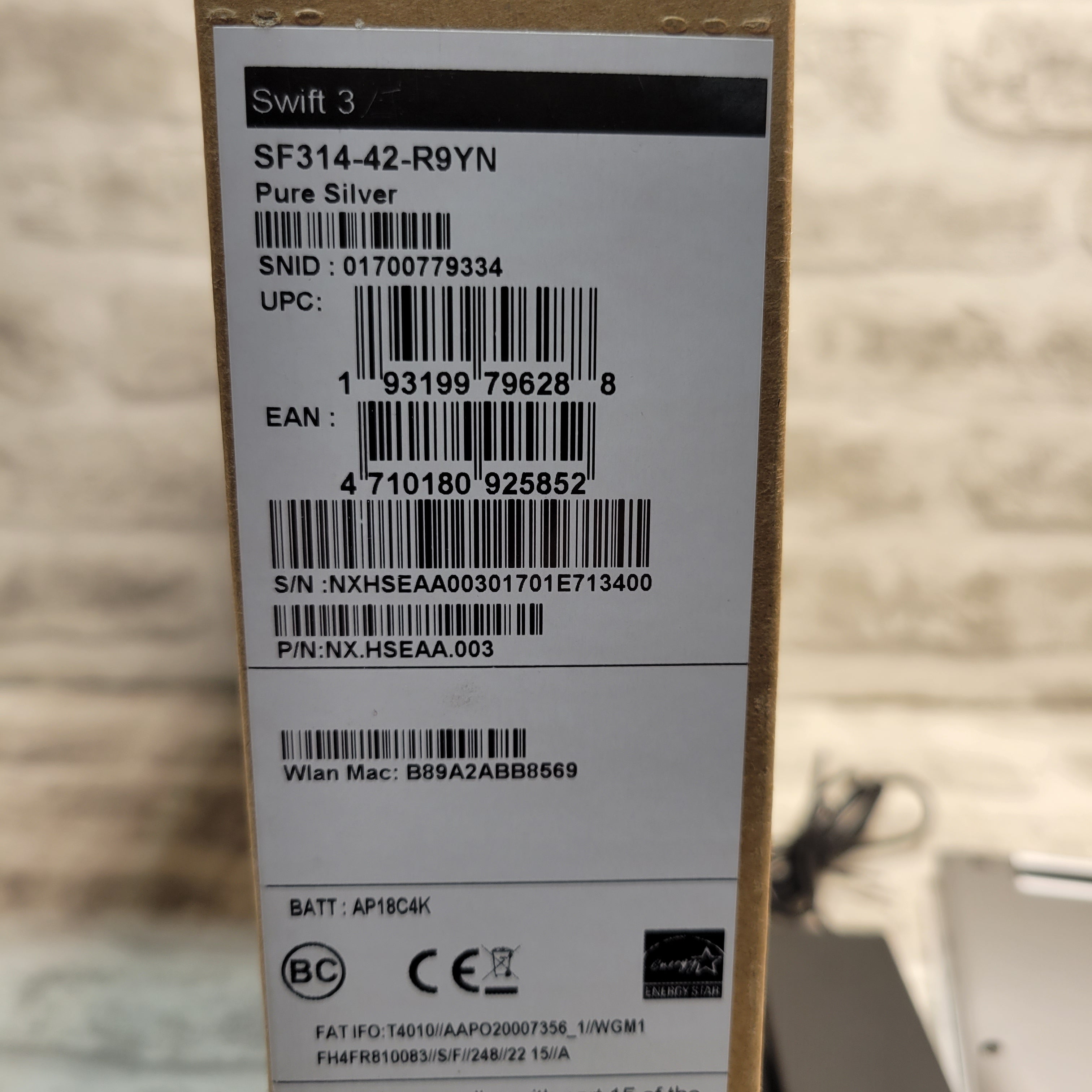 Acer Swift 3 - 14" Laptop AMD Ryzen 7 4700U 8GB Ram 512GB SSD Win 10 Home (7868915384558)